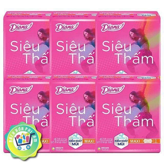 Băng Vệ Sinh Diana siêu thấm maxi 8M