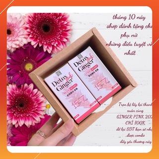Giảm cân detox ginger pink korea