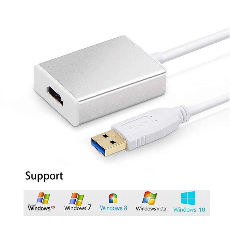 Cáp chuyển đổi USB 3.0 sang HDMI 1080P HD cho PC Laptop HDTV | BigBuy360 - bigbuy360.vn
