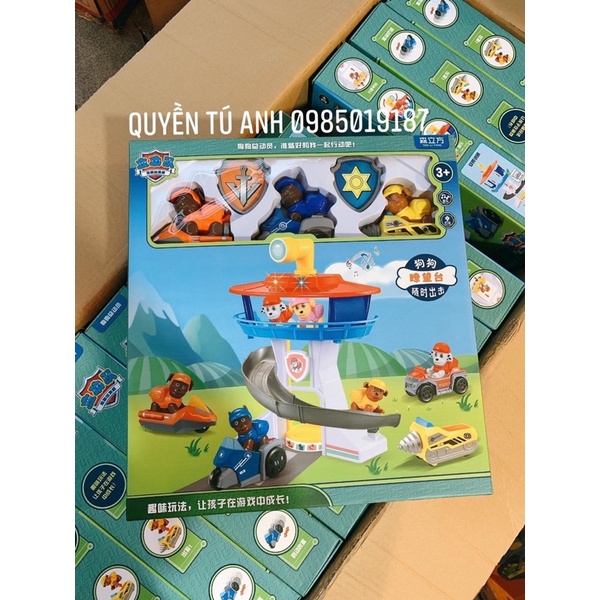 Bộ Xe chở, tháp canh phòng và Những Chú Chó Cứu Hộ - PAW PATROL 🐶🐶🐶