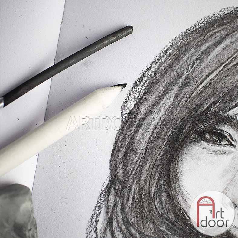 [ARTDOOR] Than cành MONT MARTE Willow Charcoal 10 cây (hộp thiếc)
