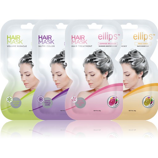 Kem Ủ Tóc Ellips Vitamin Hair Mask nuôi dưỡng tóc phục hồi,chắc khỏe, bồng bềnh óng mượt