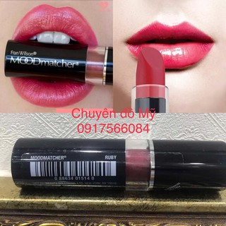 Son gió dưỡng môi đổi màu Fran Wilson Moodmatcher Ruby của Mỹ