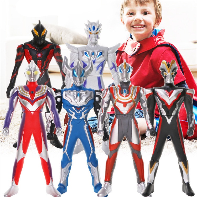 Khuyến Mãi Cổ Phiếu ULTRAMAN 8CM / 13CM / 23CM / 30CM!! Mô Hình Nhân Vật Ultraman Bằng Cao Su Mềm Độc Đáo