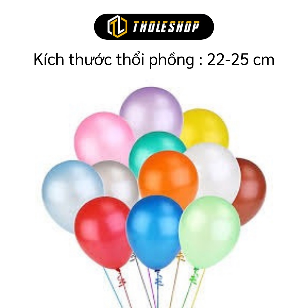 Bong Bóng - Combo 100 Bong Bóng Trang Trí Sinh Nhật, Bữa Tiệc Nhũ Tròn 4028