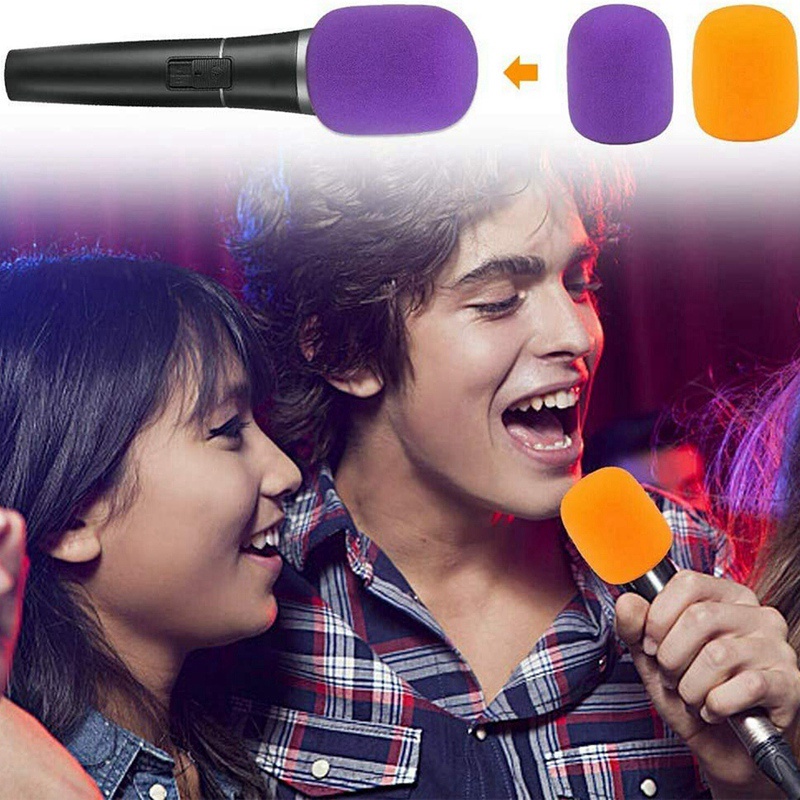 Set 50 Vỏ Xốp Chắn Gió Bọc Đầu Micro Karaoke DJ Sân Khấu