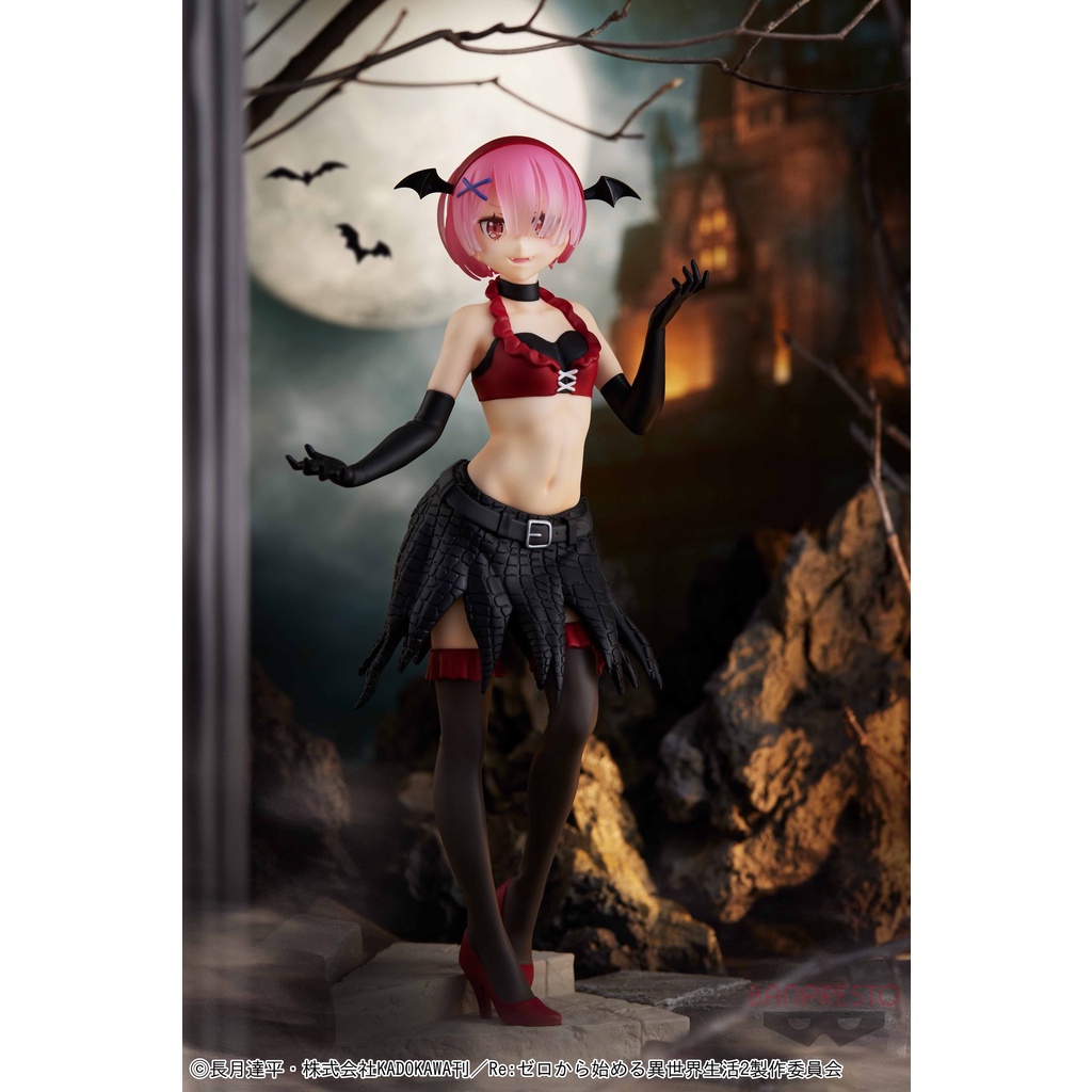 Mô Hình Figure Chính Hãng Anime Re:Zero, Ram,  Espresto, Espresto est, Monster Motions, BANDAI SPIRITS, Nhật Bản