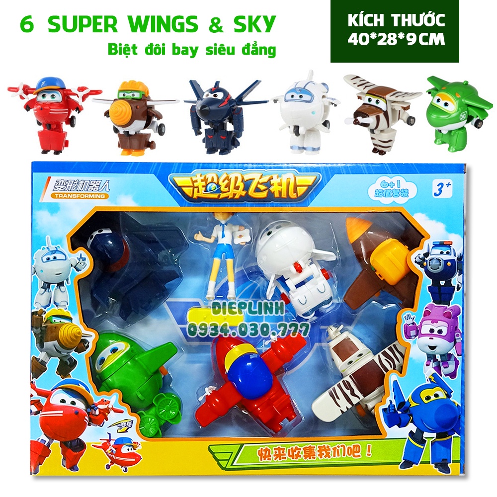 Đồ chơi Đội bay siêu đẳng 6 Super Wings BIẾN HÌNH