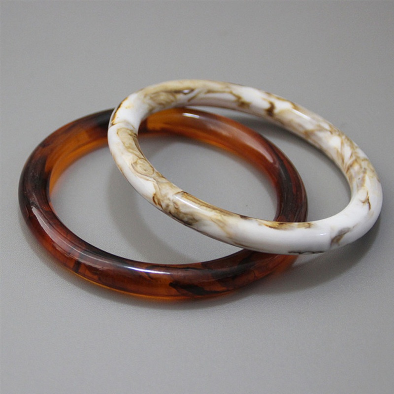 Set 2 Tay Cầm Túi Xách Bằng Resin Thay Thế DIY