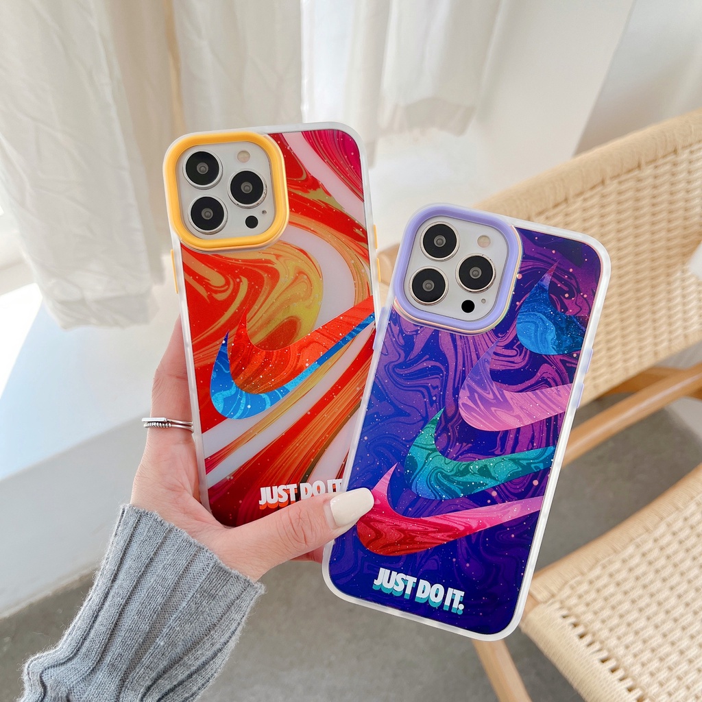 Ốp Điện Thoại Trong Suốt Họa Tiết Bầu Trời Đầy Sao Màu Sắc Blu-ray Cho Iphone13Pro 13Pro 7P 7P 13Pro 12Promax 12Promax