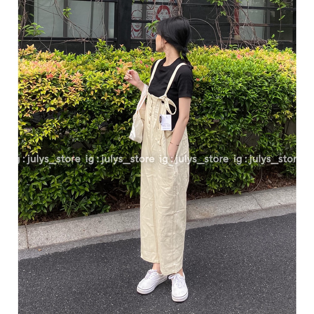 Quần yếm kaki thô buộc vai ulzzang (ảnh thật kèm video)