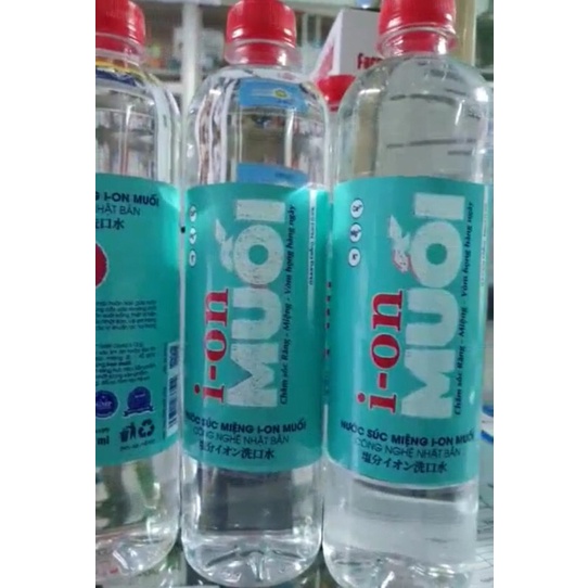 Nước muối sinh lý xúc miệng công nghệ nhật bản 680ml.