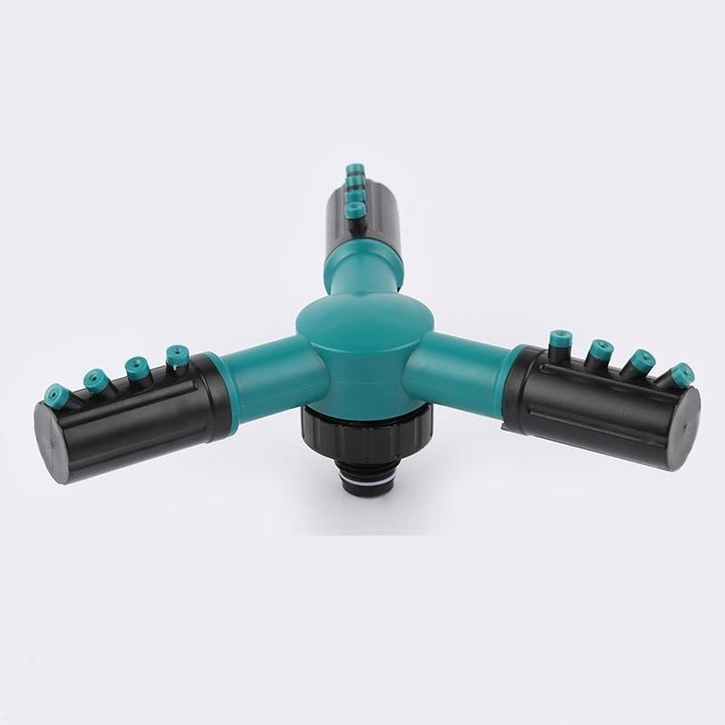 [FreeShip] Đầu Tưới 3 Cánh Xoay 360°, Vòi Tưới 3 Cánh 360 Độ (Ren 21)