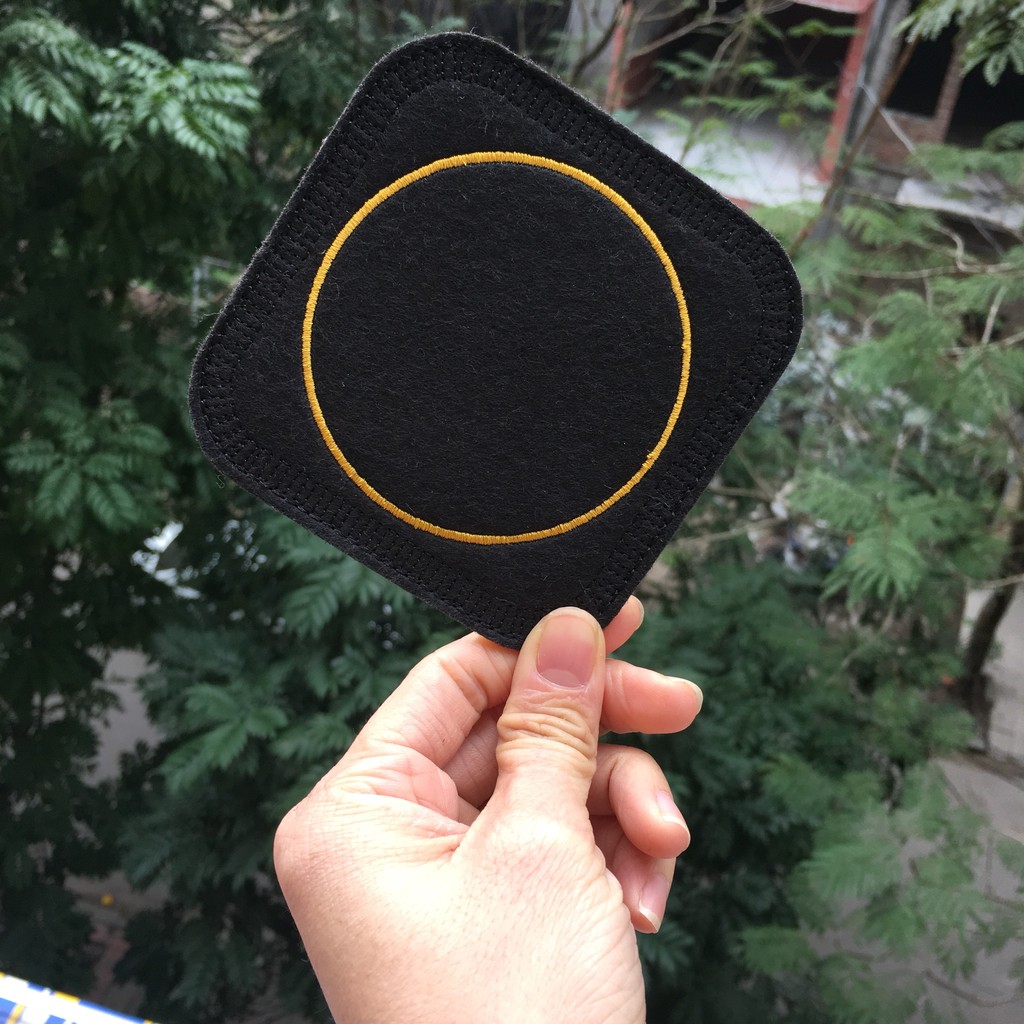 Miếng lót ly, lót cốc thấm nước siêu đẹp 10*10cm