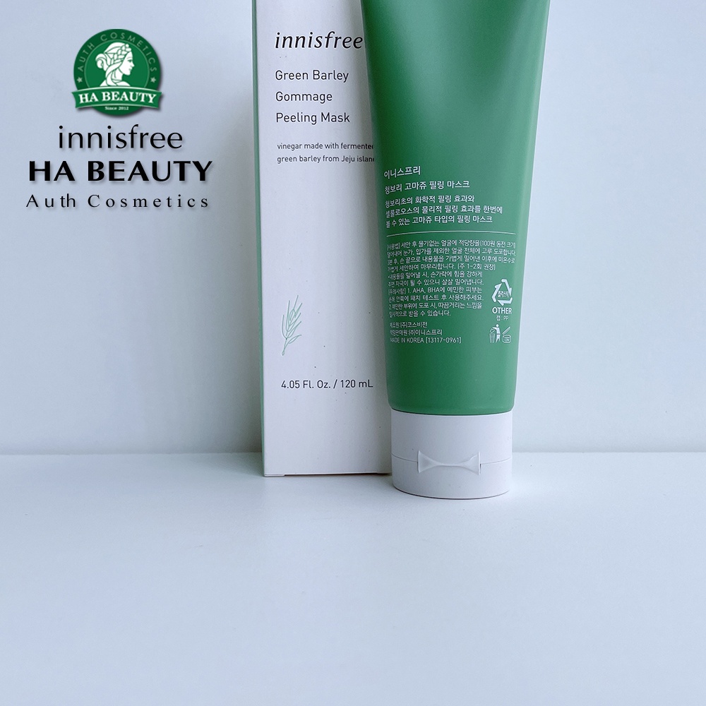 Mặt nạ tẩy tế bào chết từ lúa mạch xanh innisfree Green Barley Gommage Mask 120ml