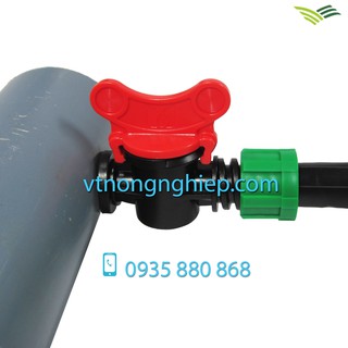 10 Van khóa ống nhỏ giọt phi 16mm
