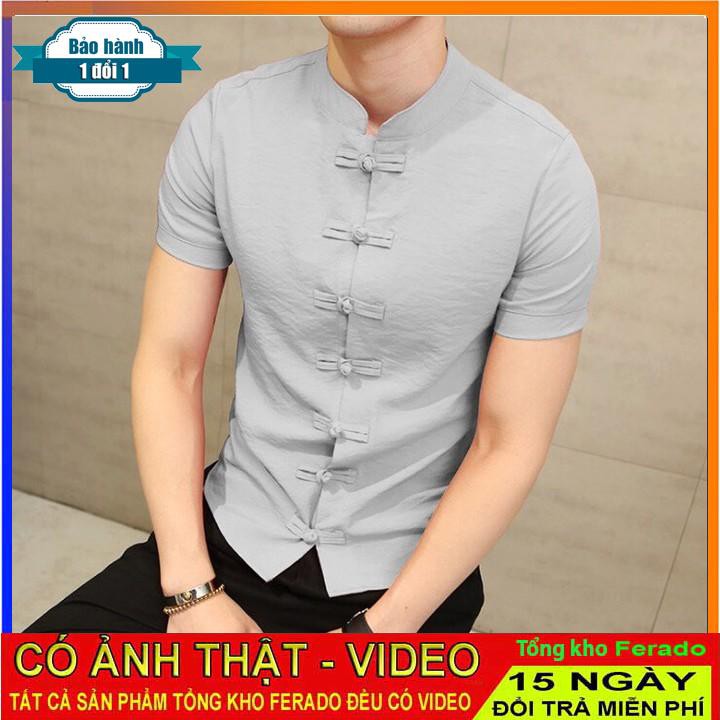 [ xả kho ] PM Áo đũi nam N01G lịch lãm thời thượng PM Fashion