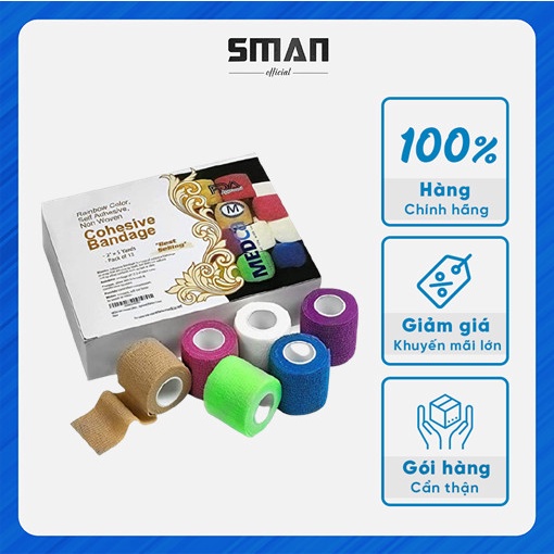 Băng keo thể thao cao su non chống chấn thương, hỗ trợ thi đấu và tập luyện