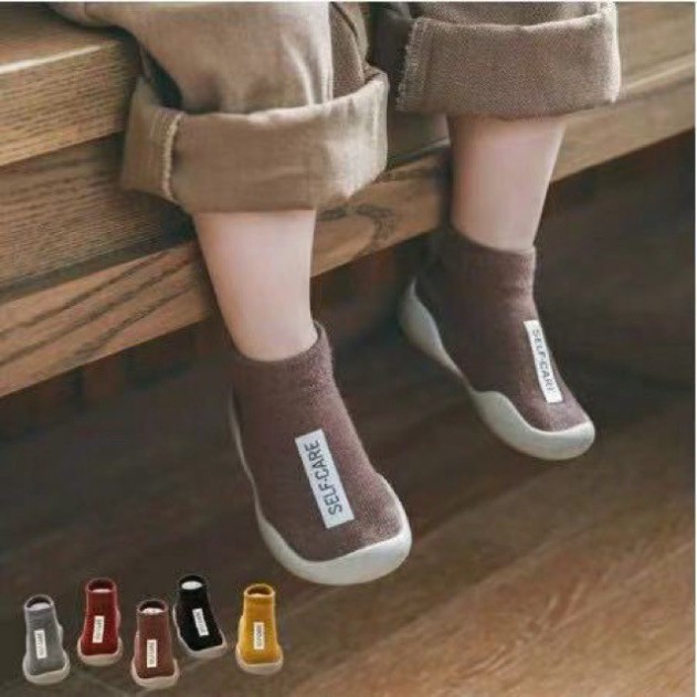Giày bún cao cổ tập đi cho bé hàng quảng châu, giày tập đi chống trơn trượt