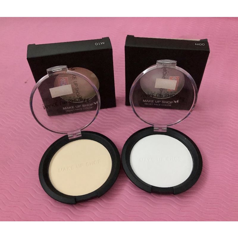 Phấn bắt sáng lì không nhũ Make Up Shop