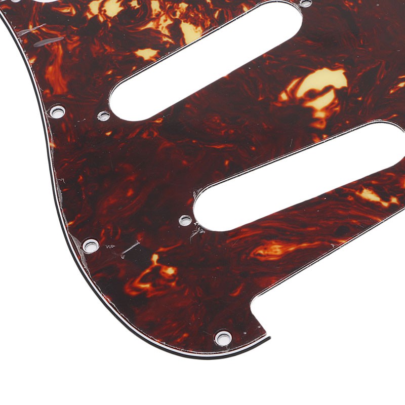 SUP Red Tortoise Shell Pickguard 3 Ply Scratch Plates For Precision Bass PB Guitar