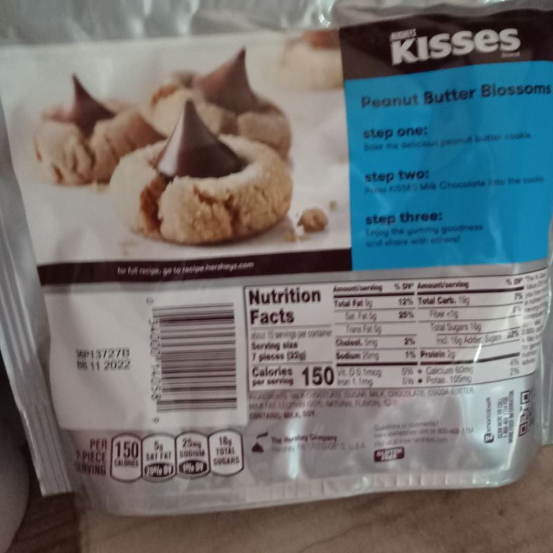 Socola hershey's Kisses chocolate gói 283g của Mỹ