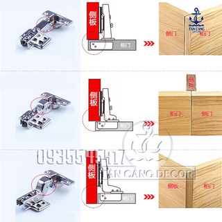 Bản lề giảm chấn Blumroo A / B / C