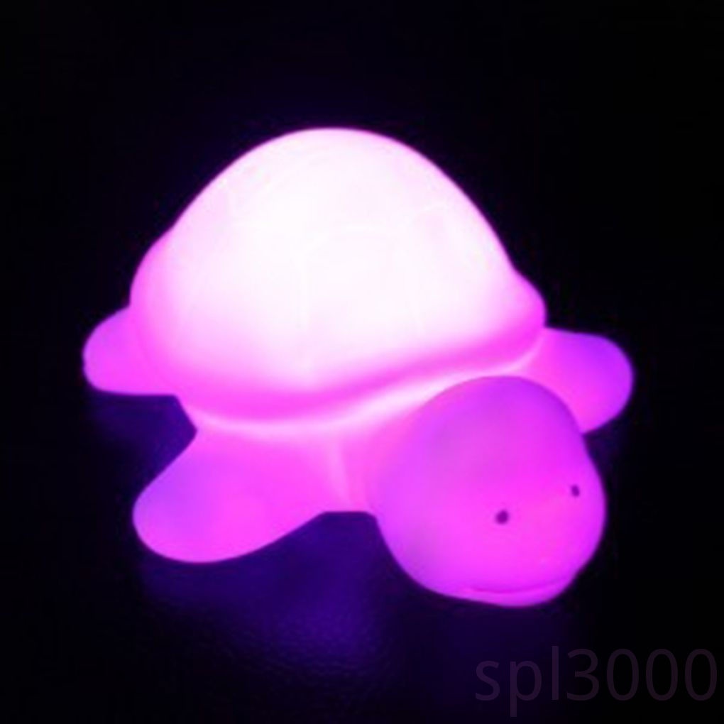Đèn ngủ led 7 màu hình chú rùa hoạt hình trang trí phòng ngủ