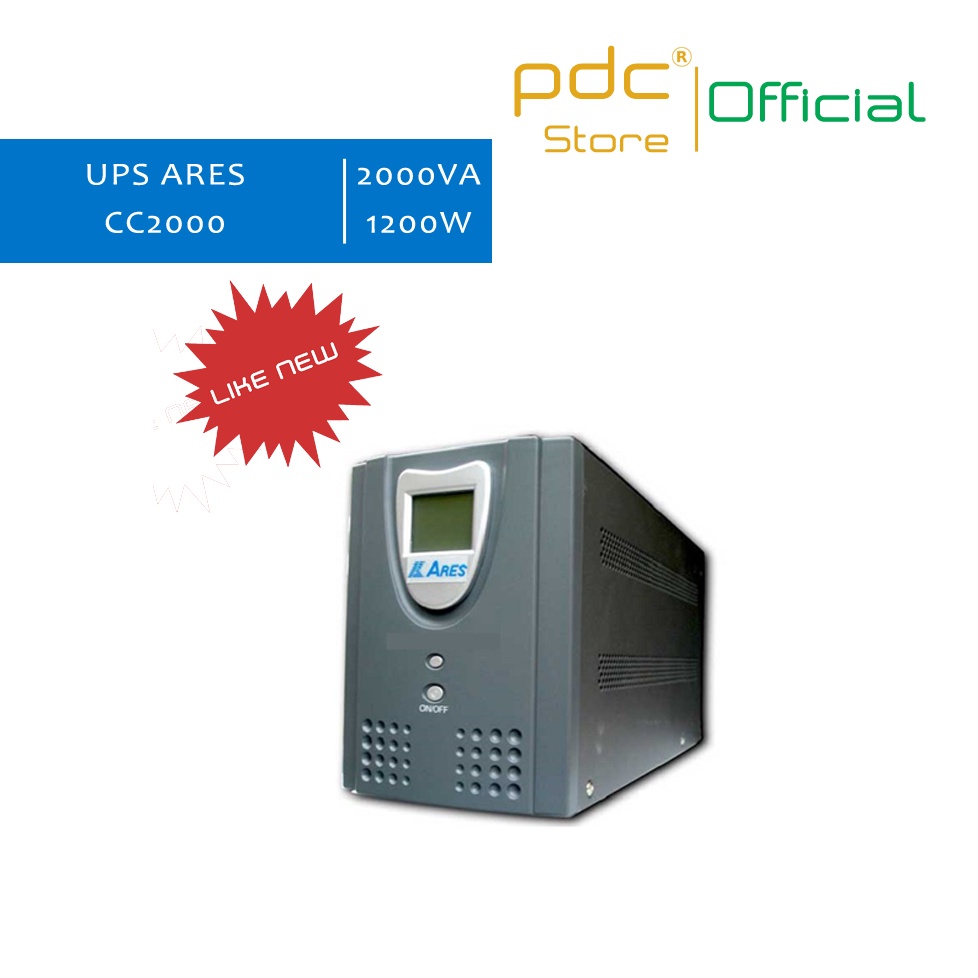 Bộ Lưu Điện UPS ARES 2000VA 1200W 36V CC2000 (Like New)