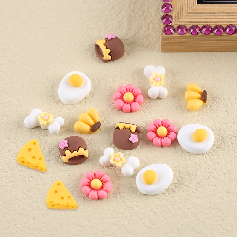 Phụ Kiện Trang Trí Móng Tay Nhiều Kiểu Dáng Bằng Nhựa Resin DIY