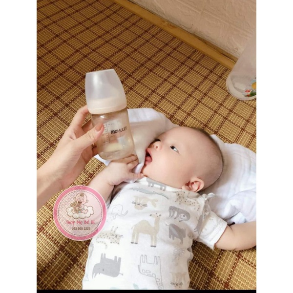 Bình Sữa Moyuum Hàn Quốc Kèm Núm Siêu Mềm Cho Bé 170ml/ 270ml