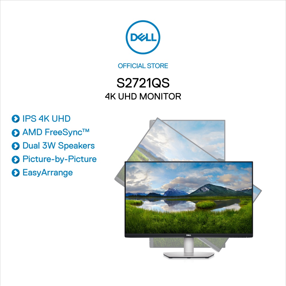 Màn Hình Dell S2721QS 27' 4K IPS 60Hz 8ms HDMI DP - Hàng Chính Hãng | BigBuy360 - bigbuy360.vn