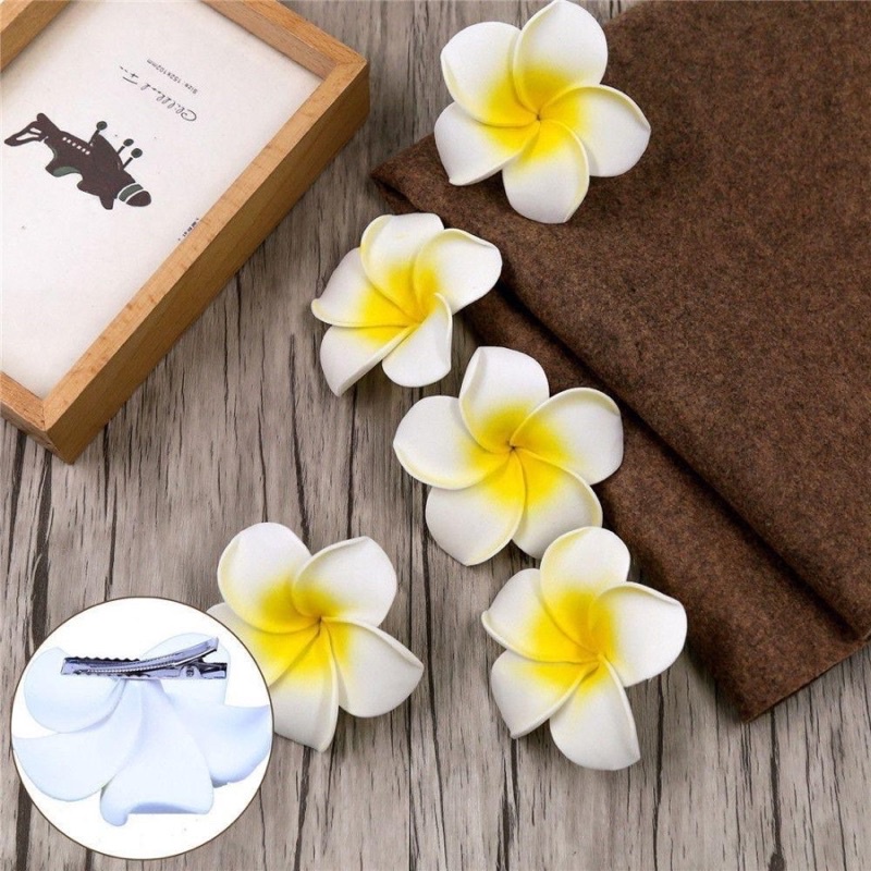 kẹp tóc hoa sứ 5 cánh