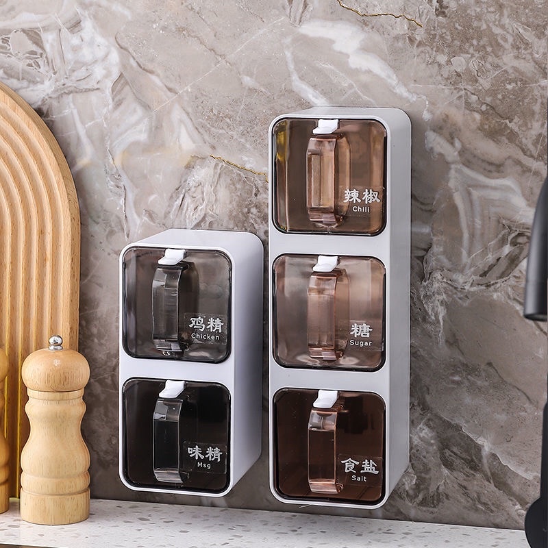 Hộp đựng gia vị treo tường