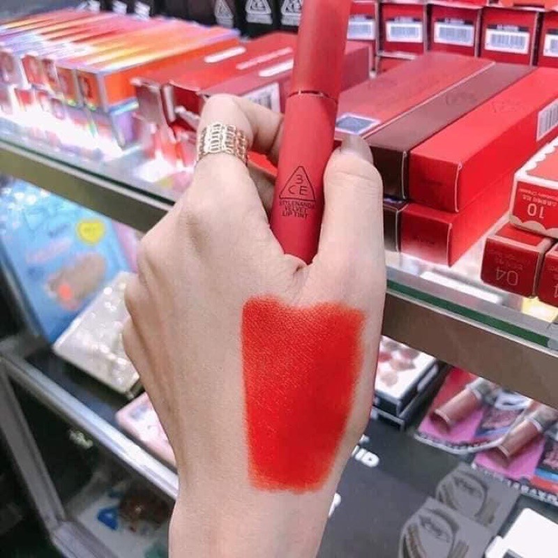 Son 3CE Kem Velvet Lip Tint Đỏ Cam | BigBuy360 - bigbuy360.vn