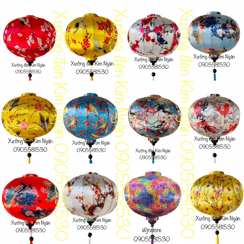 Đèn lồng Trang Trí Hội An  Lantern mua nhiều 0905581530