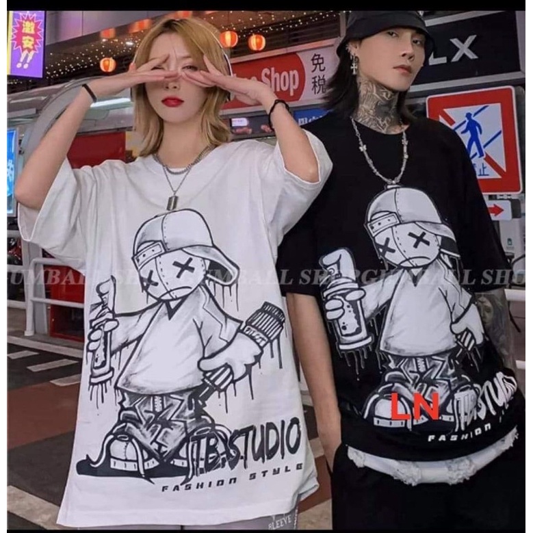 Áo 3D cậu bé mũ ngược mắt X LN11