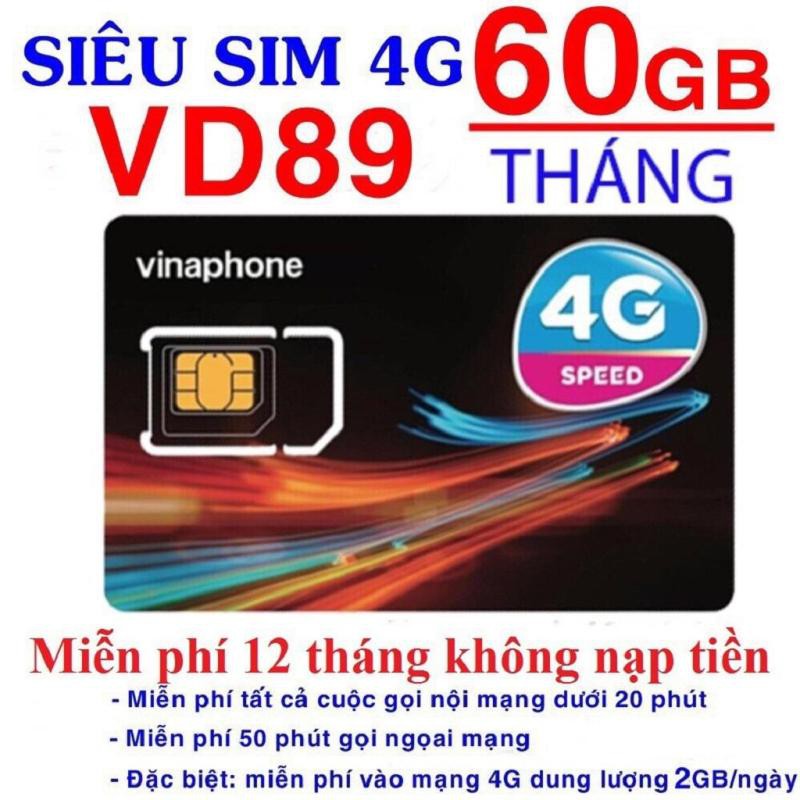 [MIỄN PHÍ 1 NĂM KHÔNG NẠP TIỀN] Sim vd149,  mỗi ngày có 4gb, 200 phút ngoại mạng; VD89, 2GB/ngày, miễn phí nội mạng