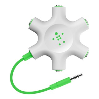 Bộ Chia Cổng 5 Cổng Audio 3.5 Belkin Kết Nối 5 Thiết Bị Cùng Lúc F8Z274bt - Bảo Hành 12 tháng - Hàng Chính Hãng