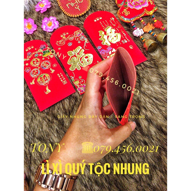 BỘ 5 BAO LÌ XÌ QUÝ TỘC SIÊU SANG CHẢNH