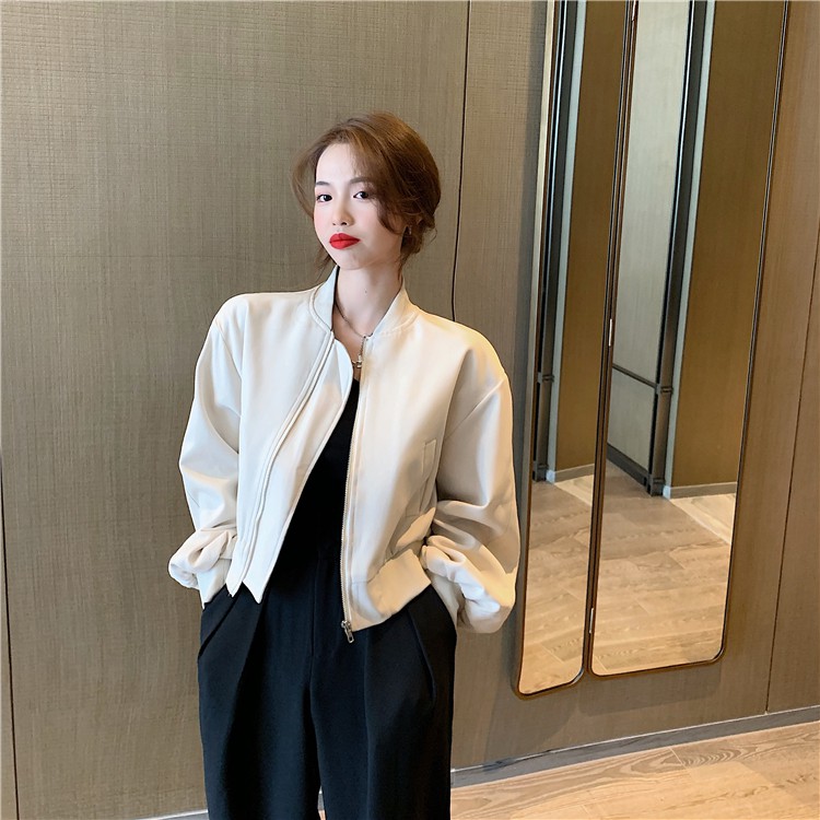 Áo Khoác Bóng Chày Tay Dài Có Dây Kéo Dễ Phối Đồ | BigBuy360 - bigbuy360.vn