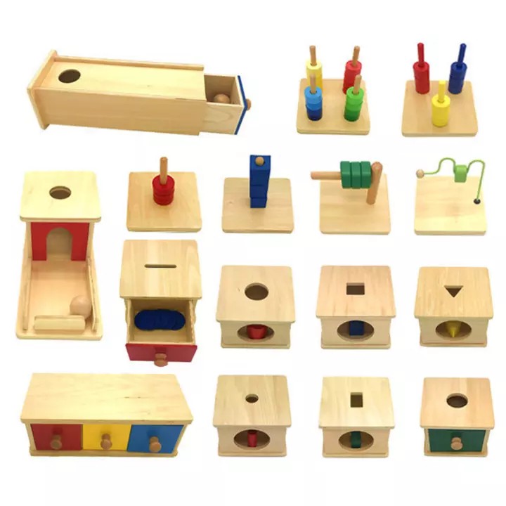 25 món giáo cụ Montessori 0-3 tuổi