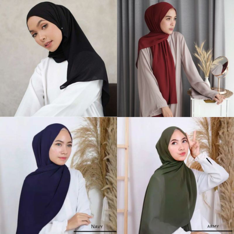 Khăn Trùm Đầu Hijab I Pashmina