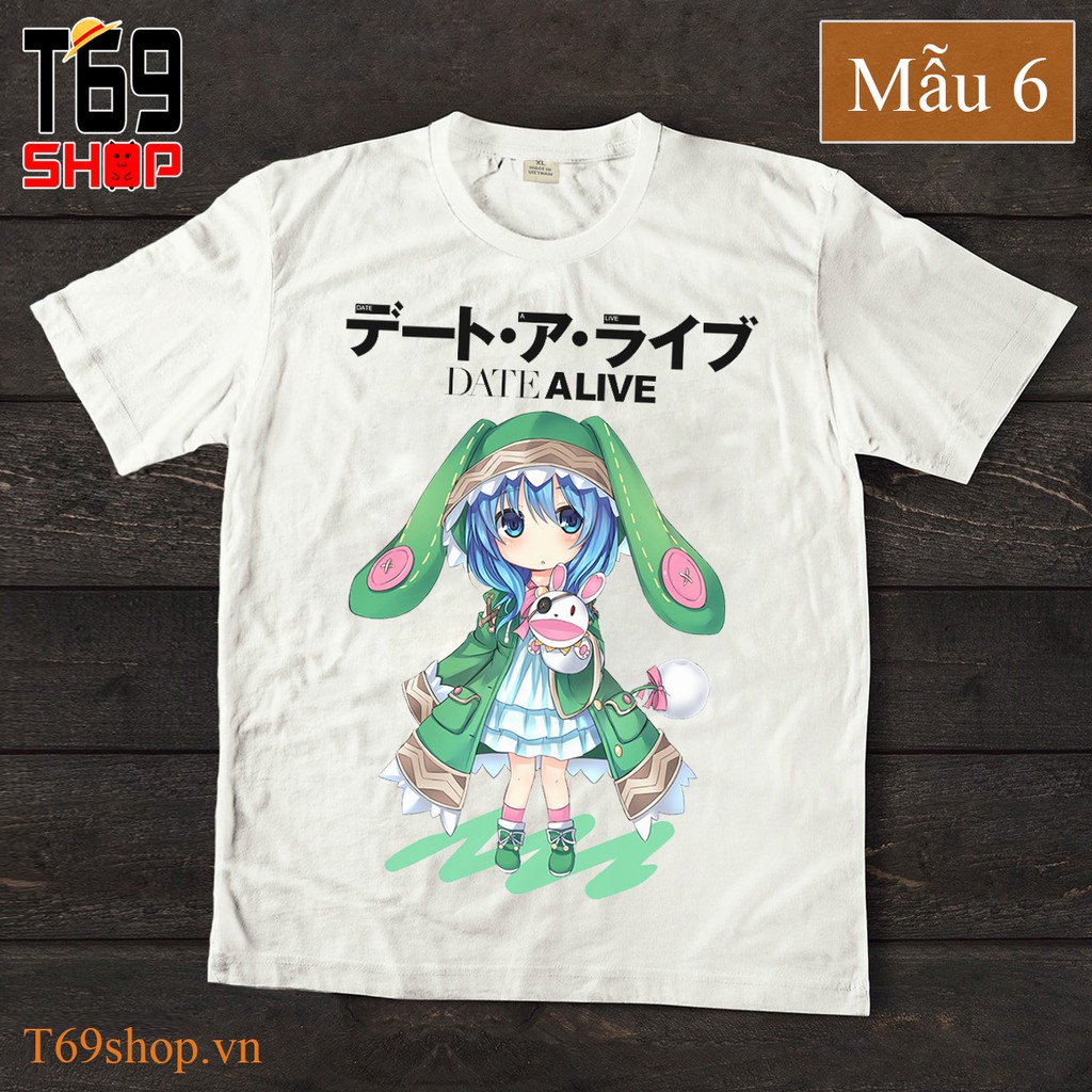 Áo thun anime Date A Live (Có nhiều mẫu)