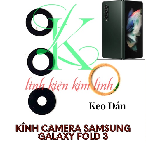 Kính camera samsung galaxy z fold 3 có sẵn keo dán ( Kính camera của samsung Galaxy Z Fold 3 )