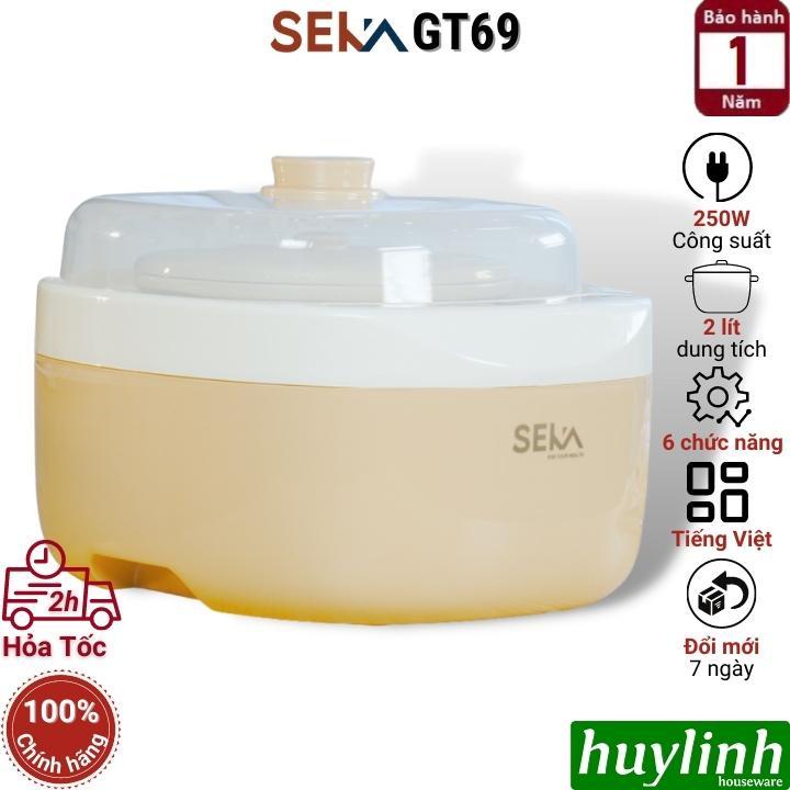 Nồi tiềm - nấu chậm - chưng yến Seka GT69 - Dung tích 2 lít