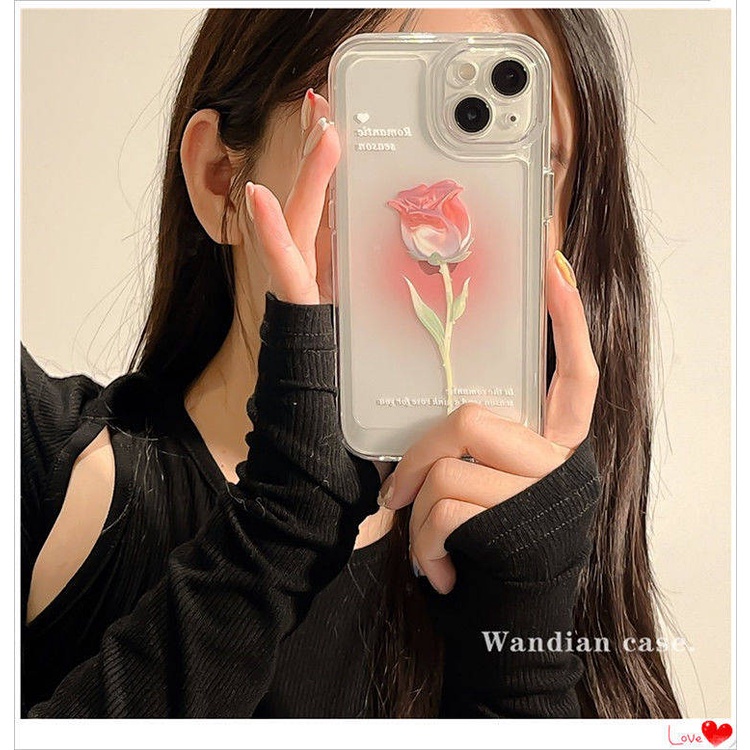 Elegant Tulip Samsung S10 Phone Case S8 Simple S9plus Female Fashion S7edge Art S6 Transparent P Ten E QVqX