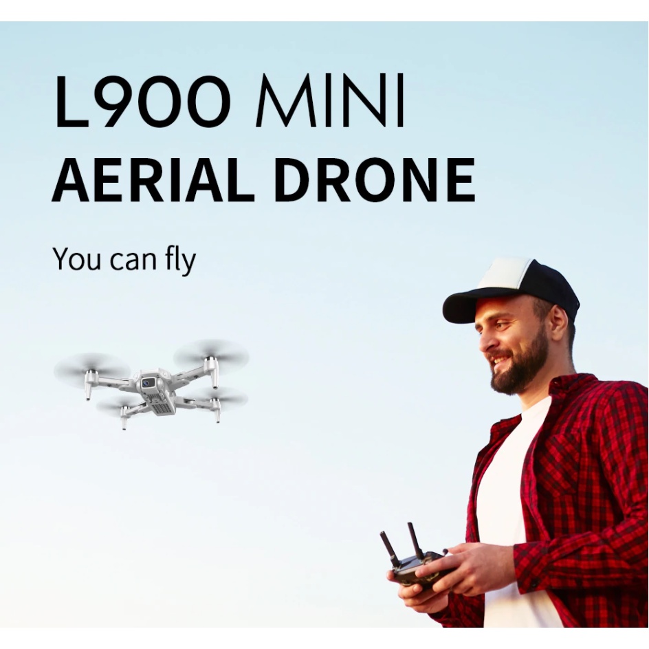 Flycam Mini Drone Camera 4k⚡️𝐅𝐑𝐄𝐄 𝐒𝐇𝐈𝐏⚡️ Máy bay Flycam L900 Pro, Gimbal 2 Trục Camera 4K,Động Cơ Không Chổi Than