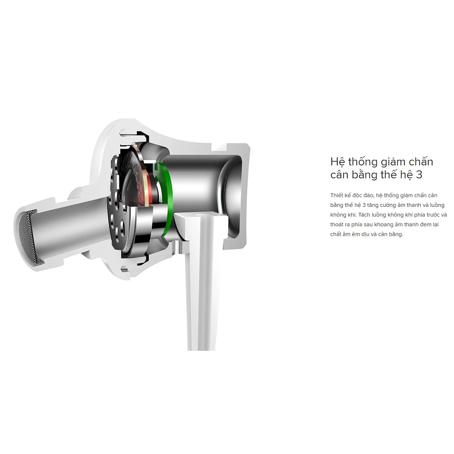 Tai nghe nhét tai Xiaomi Mi In Ear Headphones Basic chính hãng