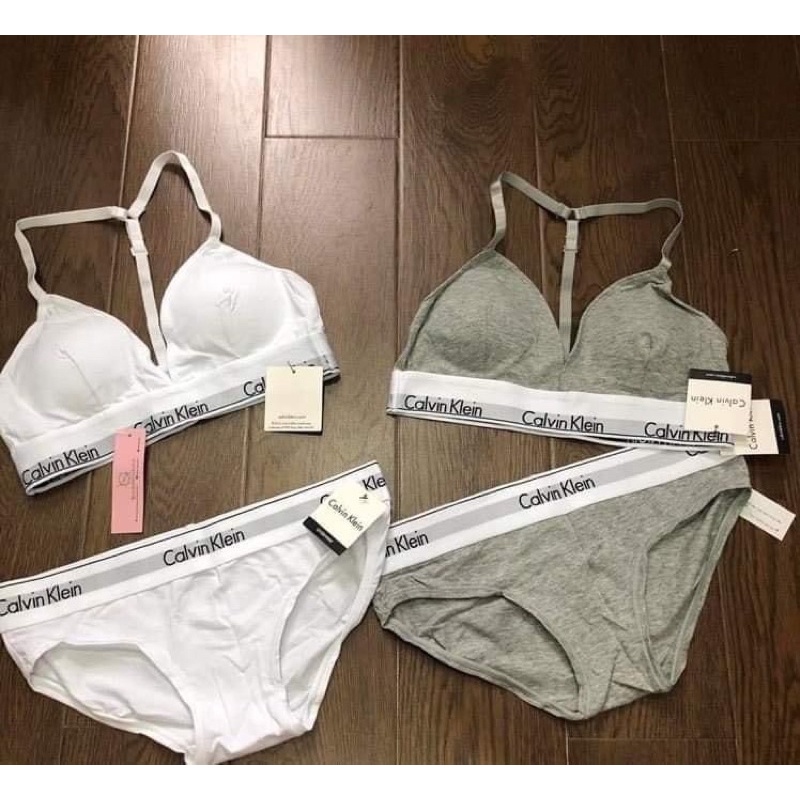 Bộ đồ lót Calvin Klein cao cấp có mút đệm hàng đẹp - Hàng có sẵn( video kèm ảnh thật) | BigBuy360 - bigbuy360.vn